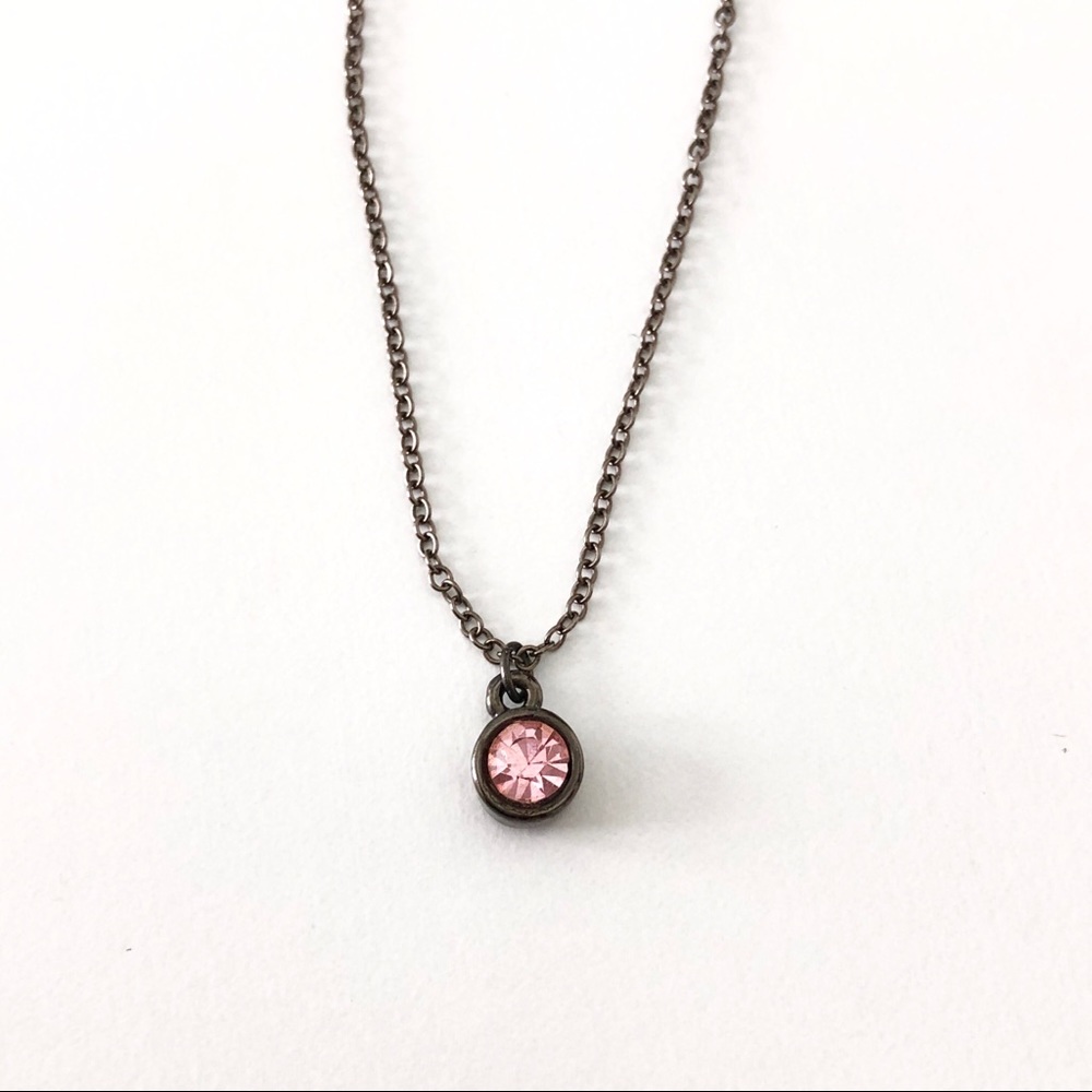 💖 Pink Stone Necklace